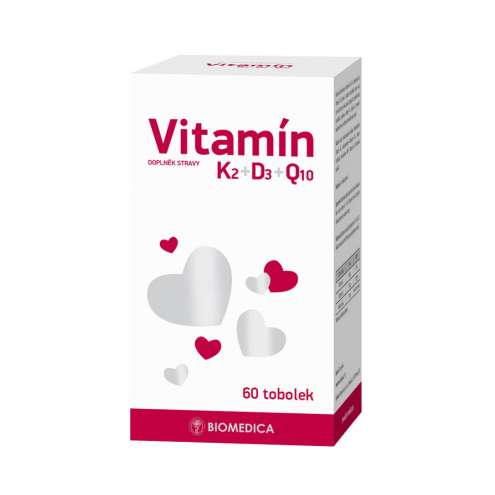 Biomedica Vitamin K2 + D3 + Q10 60 tobolek